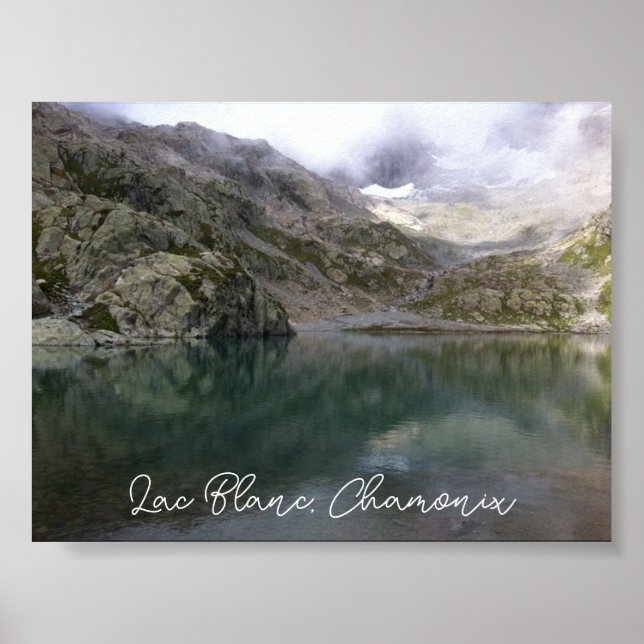Lac Blanc, Chamonix poster (Framsidan)