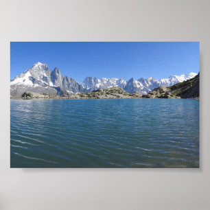 Lac Blanc Chamonix Poster