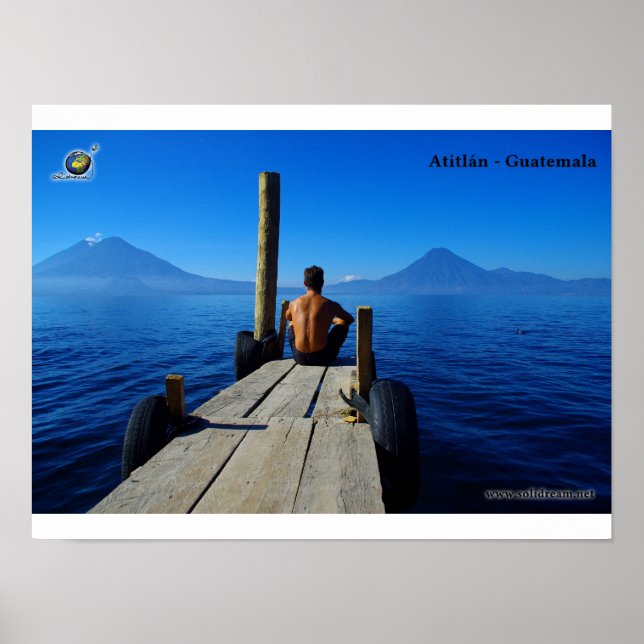 Lac d'Atitlan Poster (Framsidan)