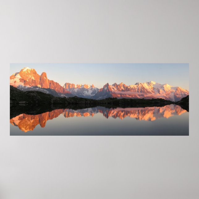 Lac de Cheserys reflexion Poster (Framsidan)