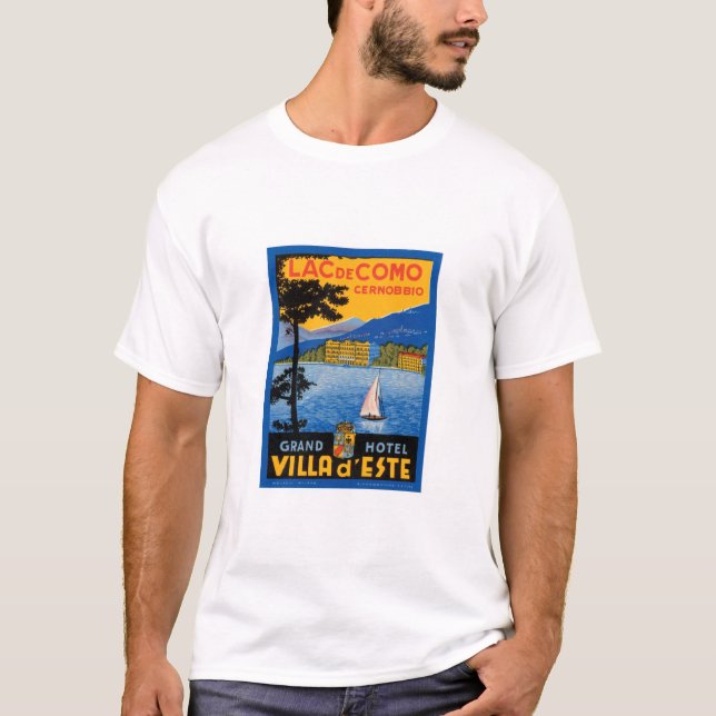 Lac de Como T Shirt (Framsida)