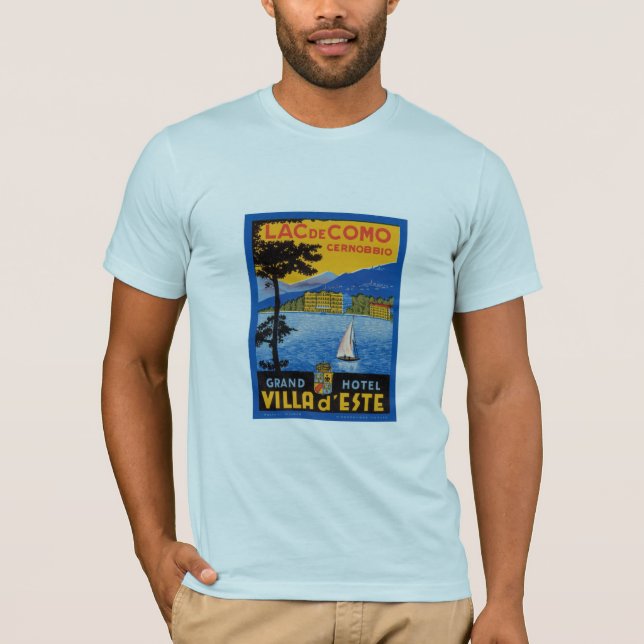 Lac de Como T Shirt (Framsida)