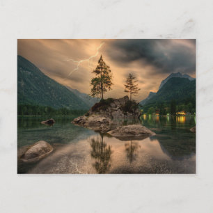 Lac et lumières vykort