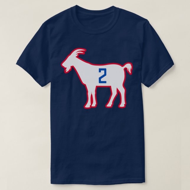LAC GOAT 2 Blue T Shirt (Design framsida)