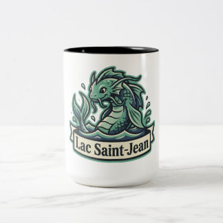 Lac Saint-Jean Vattenmonster Två-Tonad Mugg