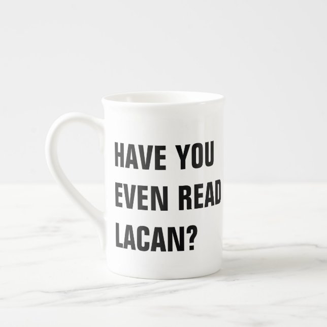 Lacan mugg benporslin mugg (Vänster)