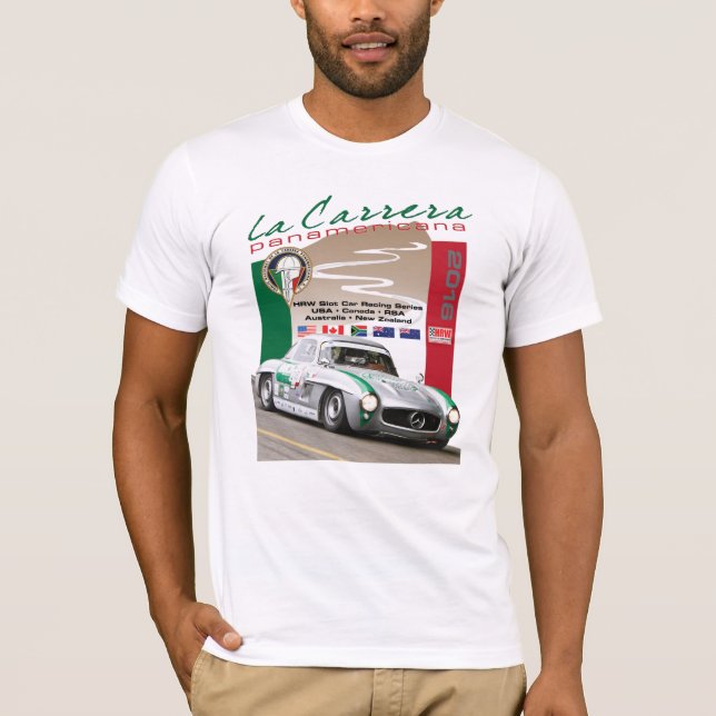 LaCarrera Panamericana Tävling-MB 2016 Gullwing T Shirt (Framsida)