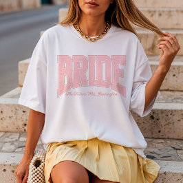 Lace BRIDE Engagement Shower Bach Party T Shirt