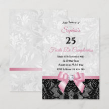 Lace & Damask Födelsedag
