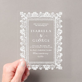 Lace Doily White Modern Wedding
