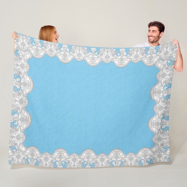 Lace Frame Fleecefilt (På plats)