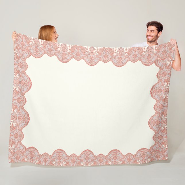 Lace Frame Fleecefilt (På plats)