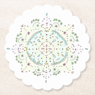 lace underlägg papper