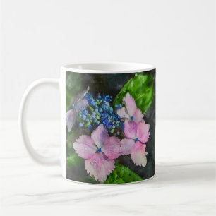 Lacecap Hydrangea Kaffemugg
