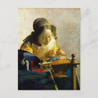 Lacemaker, Jan Johannes Vermeer Vykort