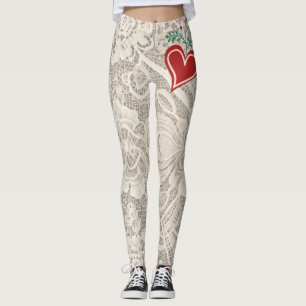 Lacey Dam "I (hjärta)-jul" Leggings