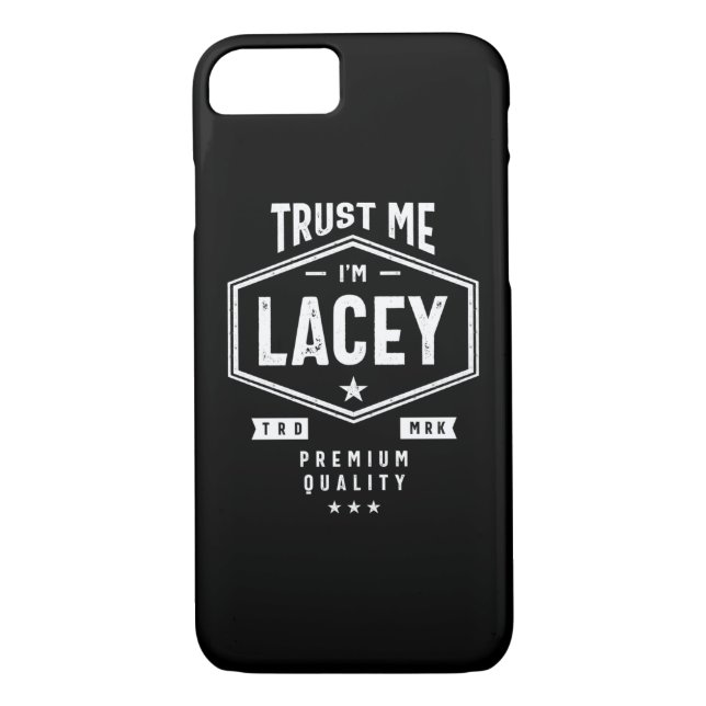 Lacey Personlig Namn Birthday Case-Mate iPhone Skal (Baksida)