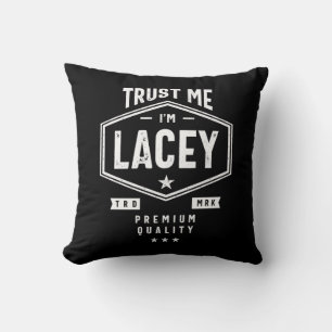 Lacey Personlig Namn Birthday Kudde