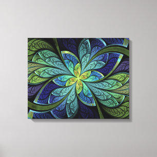LaChanteuse dropp 20" x 16" slogg in kanvastrycket Canvastryck