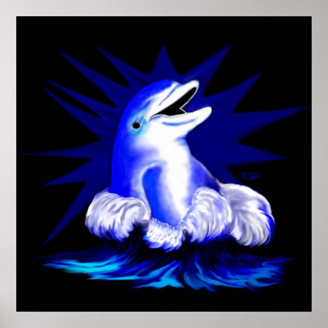 Lachender Delfin Poster (Framsidan)