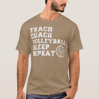 Lacher Coach Funny Volleyball T Shirt