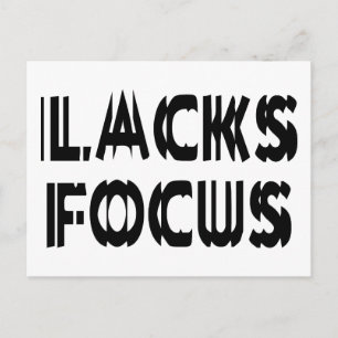 Lack Focus Vykort