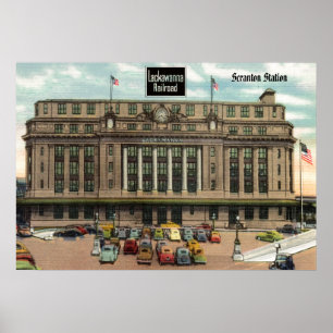 Lackawanna bussgarageScranton Pa Poster