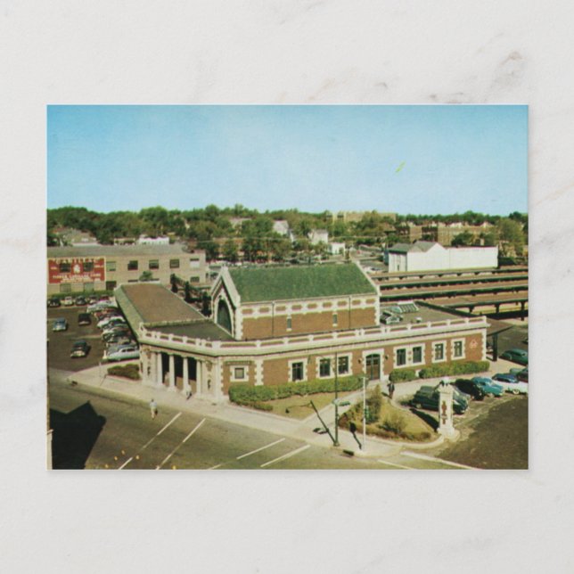 Lackawant Station, Montclair NJ Vintage Vykort (Framsida)