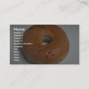 Läcker bagel visitkort