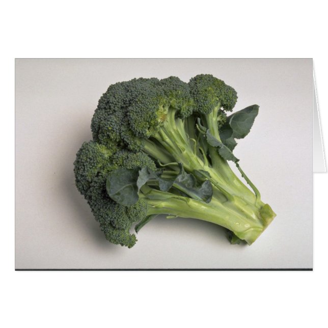 Läcker broccoli hälsningskort (Framsidan Horizontal)