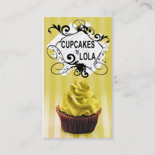 Läcker muffins - Confectionsefterrättbakelser Visitkort