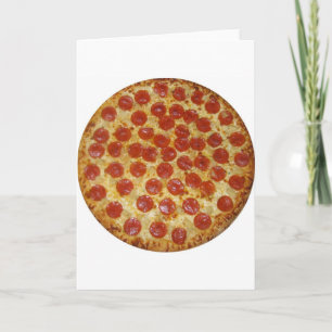 Läcker peperoniPizza för Pizza… Kort