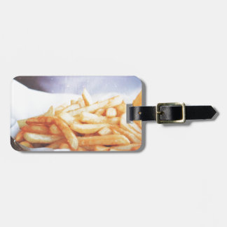 Läcker pommes frites bagagebricka