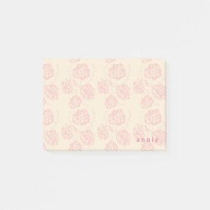 Läcker vintageblommigt, post-it block