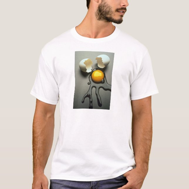Läckert brutet ägg tee (Framsida)