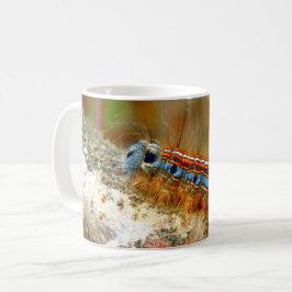 Lackey Moth Caterpelare Kryp Mugg