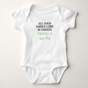 Lacklösa tripplar med Namn, Anpassningsbar Unisex T Shirt