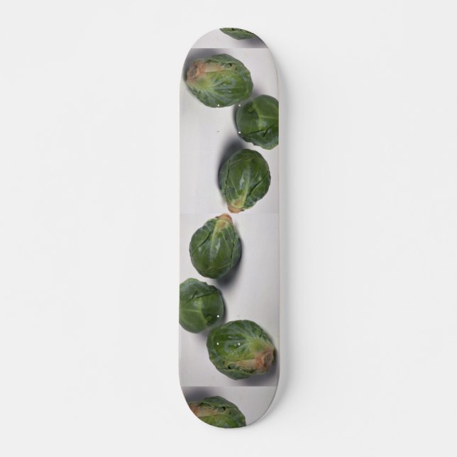 Läckra Brussel - groddar Mini Skateboard Bräda 18,7 Cm (Framsida)