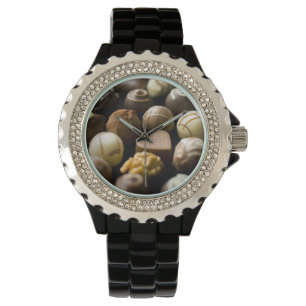 Läckra chokladpralines armbandsur