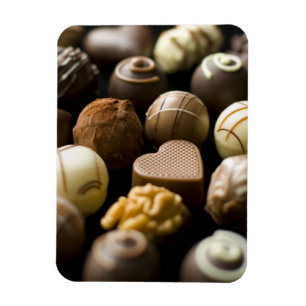 Läckra chokladpralines magnet