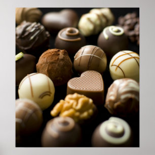 Läckra chokladpralines poster