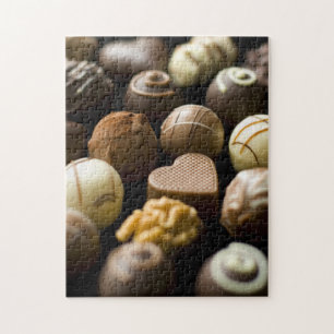 Läckra chokladpralines pussel