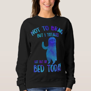 Lacksam, helt Har ut ur sängen i dag, sladdplats T Shirt