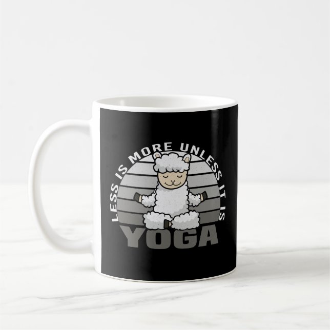 Läckt, söt, som gör yoga. kaffemugg (Vänster)