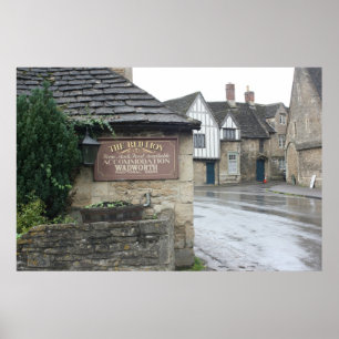 Lacock Wiltshire, UK Poster