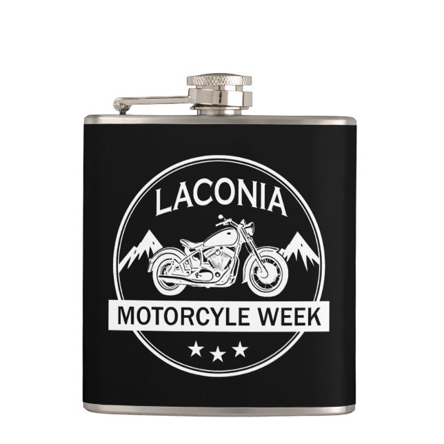 Laconia Motorcycle Week Motorcykel Fickplunta (Framsidan)