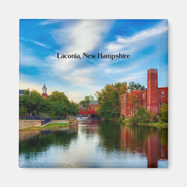 Laconia, New Hampshire Magnet (Framsidan)