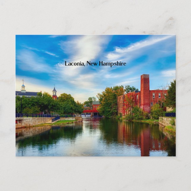 Laconia, New Hampshire Vykort (Framsida)