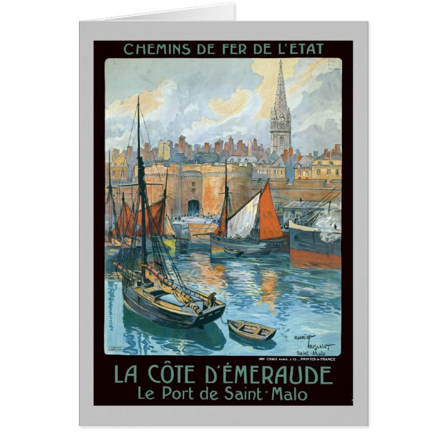 LaCôte d Émeraude Hälsningskort (Framsidan)