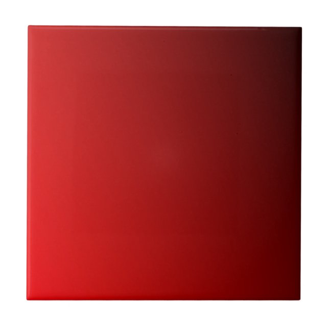 Lacquer Red Home Decor-accenter Kakelplatta (Framsidan)